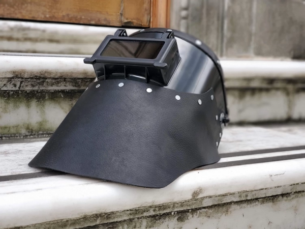 Black Leather Hood [OL-BKT104]