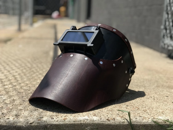 Brown Leather Hood [OL-BKT107]