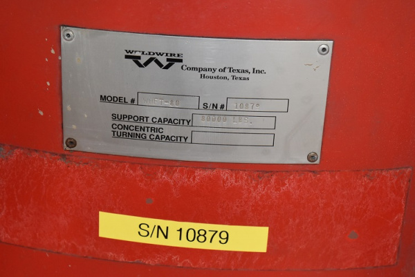 Weldwire 80,000lb Used Floor Turntable