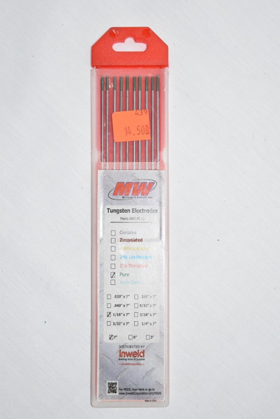 Master Weld - 1/16 Pure Tungsten [TC01]