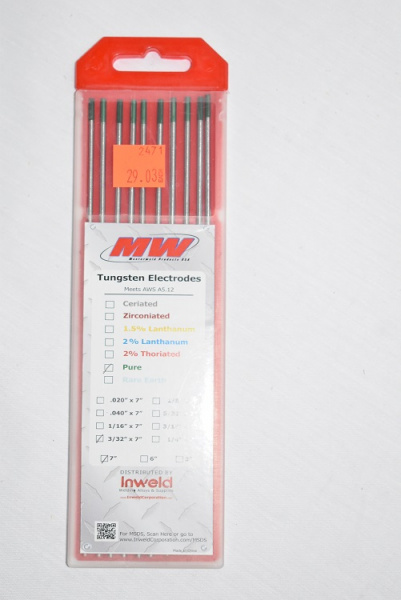 Master Weld - 3/32 Pure Tungsten [TC02]