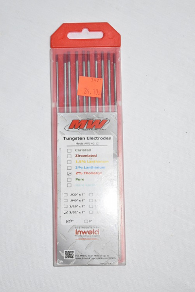Master Weld - 3/32 2% Thoriated Tungsten [TC03]
