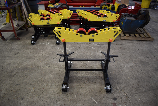 LJ Welding 4,000lb Pipe Rolling Stands – Outboard Supports - New [TTR020123-1]