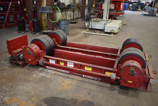 Used 120,000 lb. Koike Ransome CPRR / CIRR Turning Rolls
