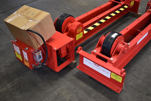 New WeldWire Co. 10-Ton Turning Roll Set