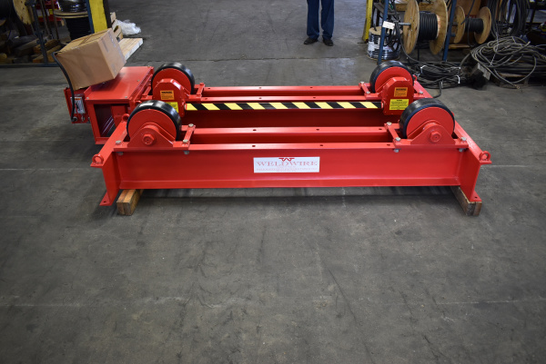 New WeldWire Co. 10-Ton Turning Roll Set