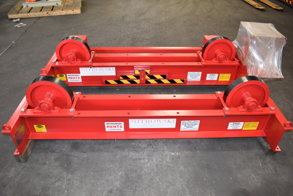New WeldWire Co. 5-Ton Turning Roll Set