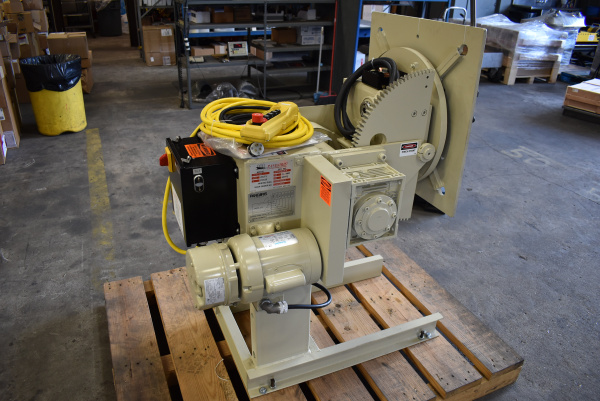 New Pandjiris 15-4 AB Welding Positioner with WPC-16 Chuck - Side View