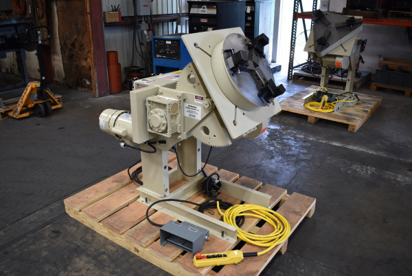 New Pandjiris 15-4 AB Welding Positioner with TJ-20 Gripper Chuck