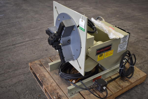 Used Pandjiris 15-4FB Welding Positioner with Chuck - Side Angle