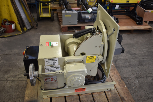 Used Pandjiris 15-4FB Welding Positioner with Chuck - Side Angle
