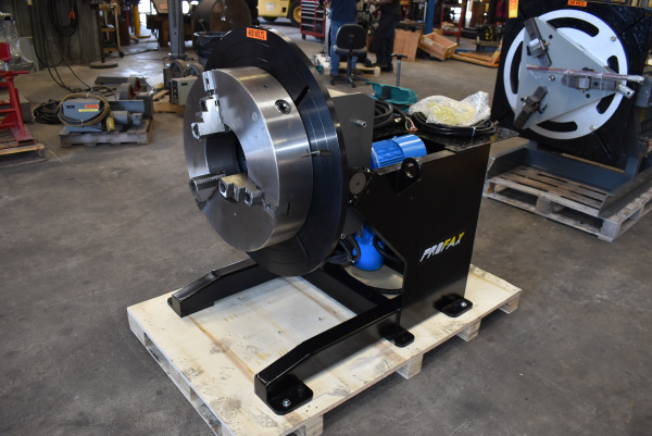 New Profax WP2000-4 Welding Positioner with WPC-25 Chuck