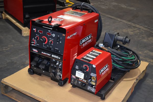 Lo encontré Monarquía latitud Lincoln Welding Equipment | Lincoln Flextec 650X with Wire Feeder