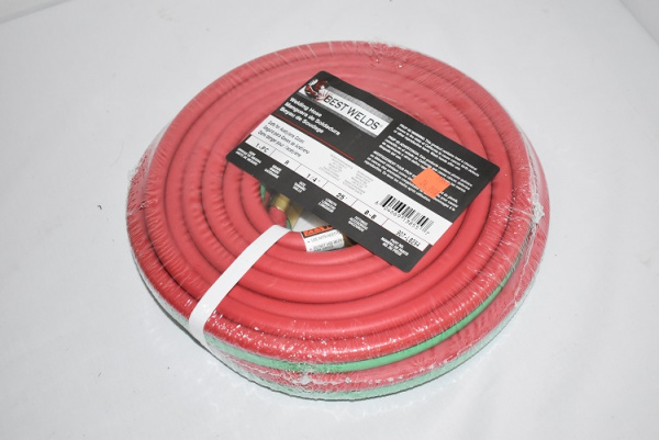 Best Welds 1/4'' T Grade 25' Oxy-Acetylene Hose [OXC005]