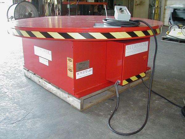 Floor Welding Turn Table | Capacity: 40,000 Pounds