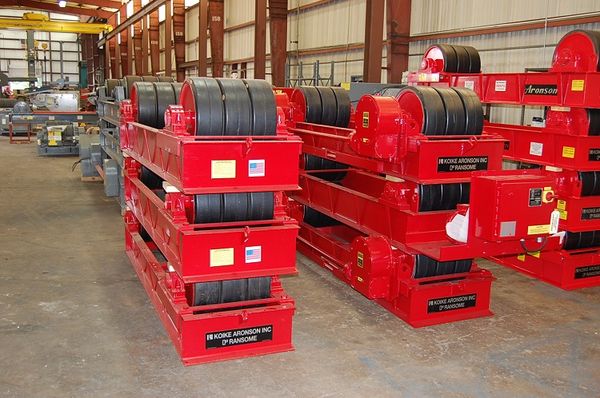 Koike Aronson Ransome Tank Turning Rolls | Capacity: 180,000 Pounds