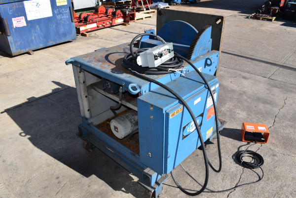 Used Aronson 3,000lb Welding Positioner - Rear View