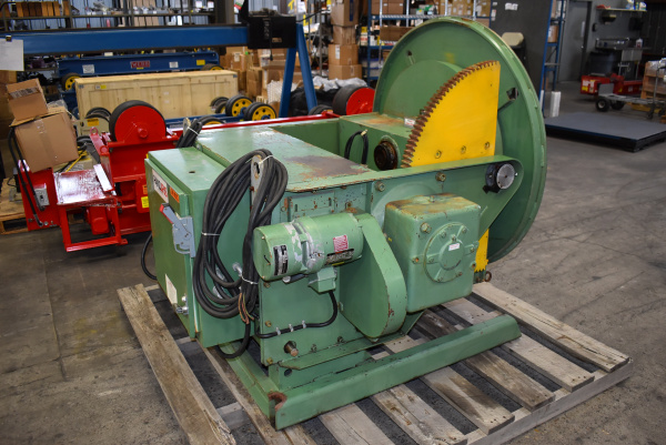 Used Pandjiris 3,000lb Welding Positioner - Side View