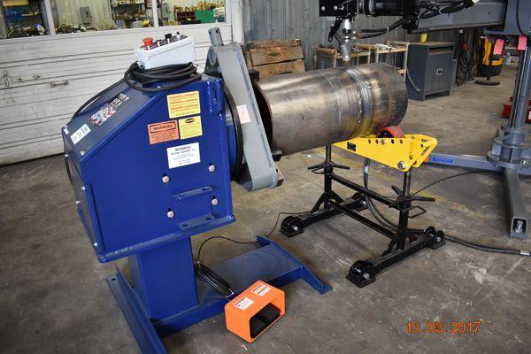 Bulldog 3000 Rollout Welding Positioner Bulldog 3000 Rollout Welding Positioner