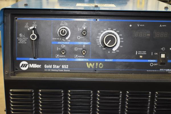 Miller Electric Mitrowski Welding Miller Gold Star 652 Welder Used