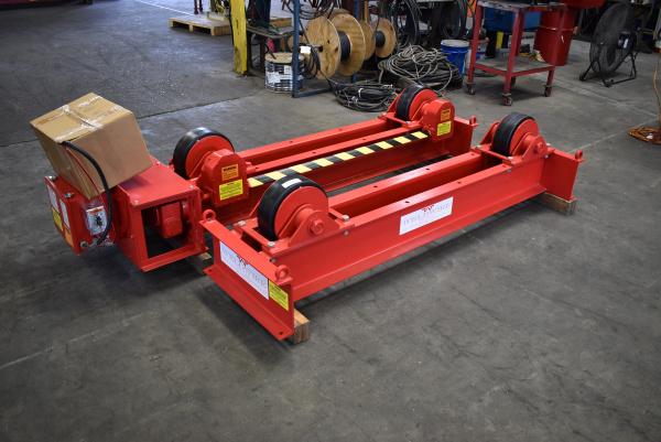 New WeldWire Co. 10-Ton Turning Roll Set