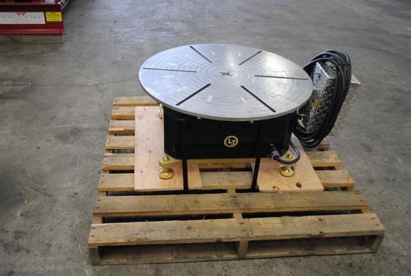 LJ Welding Compact 4,000 lb Floor Table: Top View