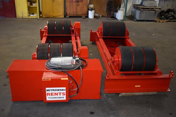 Used WeldWire 120-Ton Vessel Turning Rolls