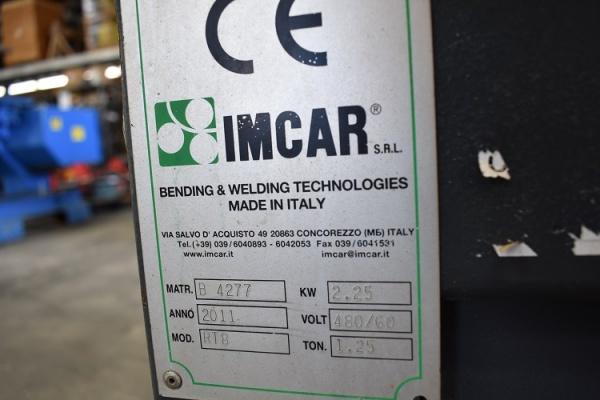 IMCAR 2500 lb Floor Turntable: Label