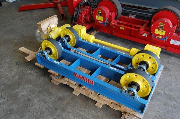 Rolls Used Machinery Aronson 150 Ton Tank Turning Rolls 1 Set